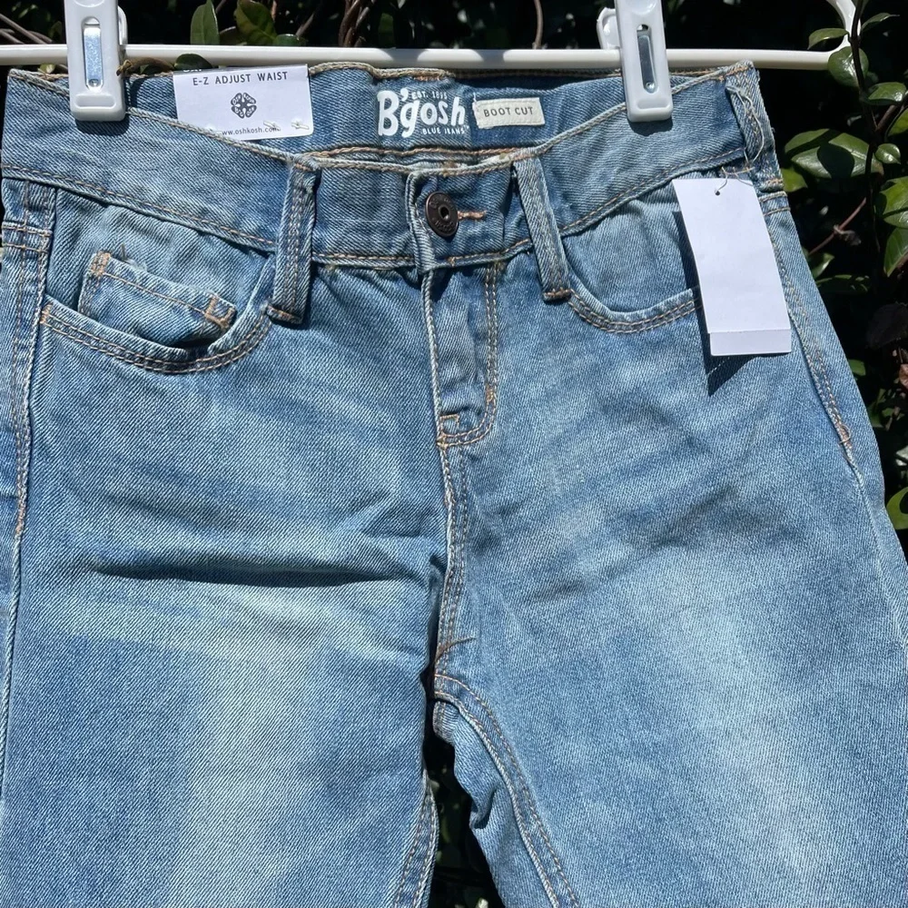 NWT OshKosh B’gosh Light Wash Bootcut Girls Denim Jeans
